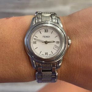 Authentic Fendi Sapphire Crystal Watch